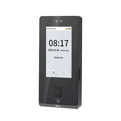 картинка ZKTeco SenseFace 4A Биометрический терминал распознавания лиц, RFID карт (WiFi+IC) от компании Intant